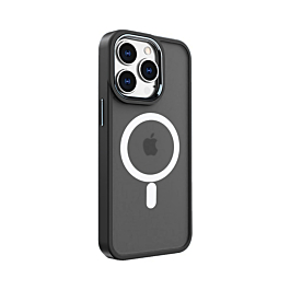 Matte Smoke Case For 15 Pro Max - Black