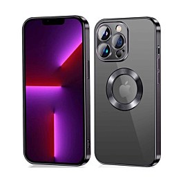 Shiny Boarders Case For 15 Pro Max - Black