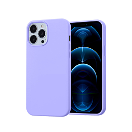Silicone Case For 15 Pro Max - Purple