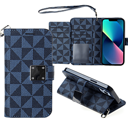 Folio Design Case For 15 Pro Max - Blue