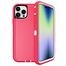 Defender Case For 15 Pro Max - Pink