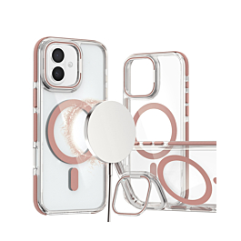 Gloss MagSafe case with camera kickstand For 16 - Pink