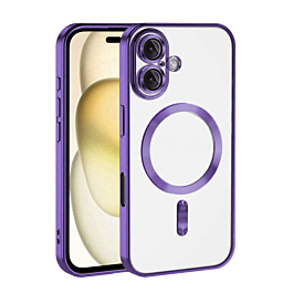 Shiny Border Case For 16 - Purple