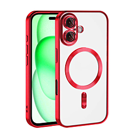 Shiny Border Case For 16 - Red