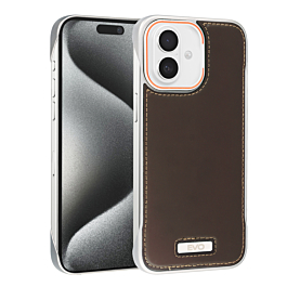 Slim Leather Case For 16 - Brown