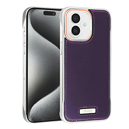 Slim Leather Case For 16 - Purple