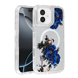 Clear Floral Case For 16 - 1