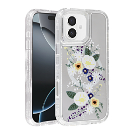 Clear Floral Case For 16 - 2