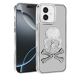 Skull Design Case For 16 - Gray