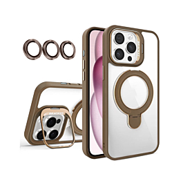 MagSafe Case Dual Kickstand 16 Pro- Brown