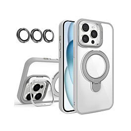 MagSafe Case Dual Kickstand 16 Pro- Gray