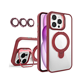 MagSafe Case Dual Kickstand 16 Pro- Red