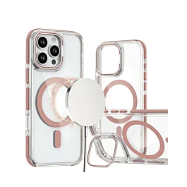 Gloss Camera Lens Kickstand 16 Pro- Rose Gold