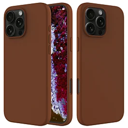 Silicone Case 16 Pro- Brown