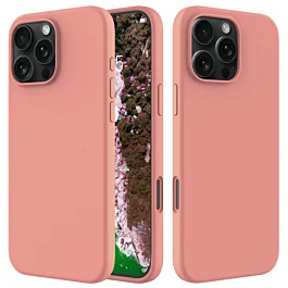 Silicone Case 16 Pro- Peach