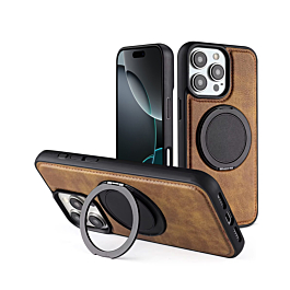 Leather Case 16 Pro- Brown