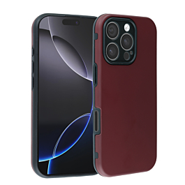 Full Cover Silicone Case 16 Pro- Red