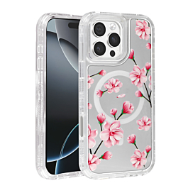 Floral MagSafe Case For 16 Pro- 1