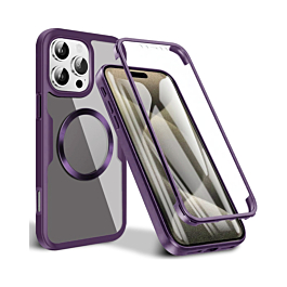 Full Cover ShockProof For 16 Pro- Purple