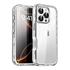 High Gloss Clear Case For 16 Pro Max- Clear