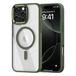 High Gloss Wireless Charging Case For 16 Pro Max- Green