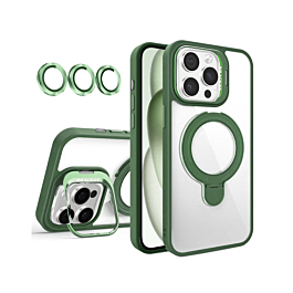 Dual Kickstand Case For 16 Pro Max- Green