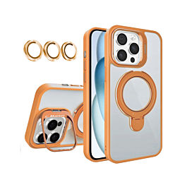 Dual Kickstand Case For 16 Pro Max- Orange