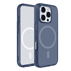 Mirror Finish Case For 16 Pro Max- Blue