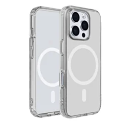 Mirror Finish Case For 16 Pro Max- White
