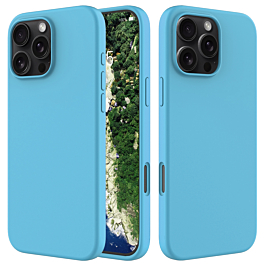 Soft Silicone Case For 16 Pro Max- Teal