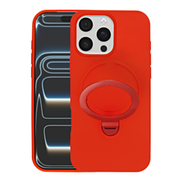 Pastel Finish MagSafe Kickstand Case For 16 Pro Max- Red