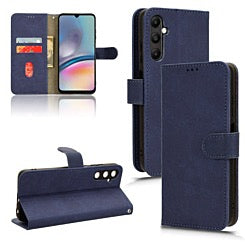 Leather Folio Case For A05S- Blue