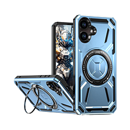 Rugged Kickstand Case For A06- Blue