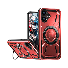 Rugged Kickstand Case For A06- Red