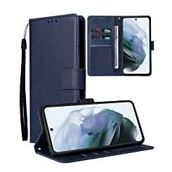 Leather Folio Case For A13 5G- Dark Blue