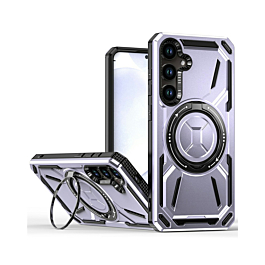 ShockProof Case With MagSafe Kickstand For A14- Silver