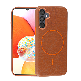 Leather Case With MagSafe  For A14- Orange