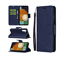 Leather Folio Case For A14- Blue