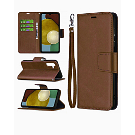 Leather Folio Case For A14- Brown