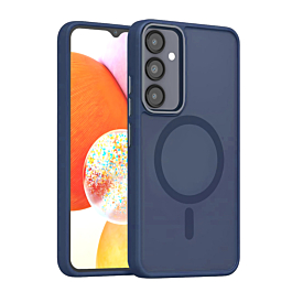 Simple Solid color Wireless Charging case For A14- Blue