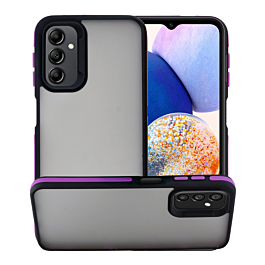 Matte Silicone case For A14- Purple