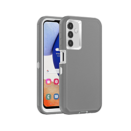 Defender case For A14- Gray/White