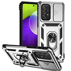 ShockProof case KickStand For A73- Silver