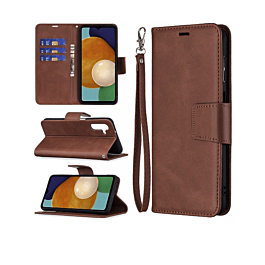 Leather Folio Case For A15- Brown