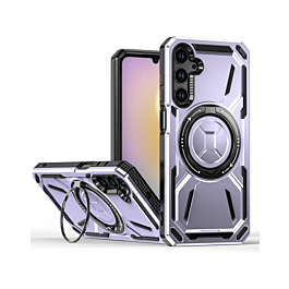 Shockproof Case With Ring Kickstand For A15- Purple
