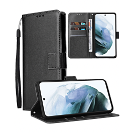 Leather Folio Case For A23- Black