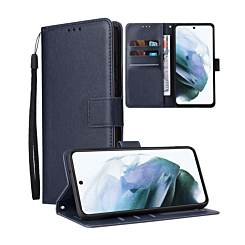 Leather Folio Case For A25- Dark Blue