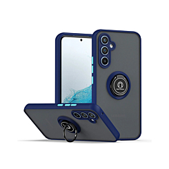 Matte Case With Ring Stand For A34- Blue
