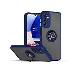 Matte Case With Ring Kickstand For A35- Blue