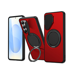 Matte Case With MagSafe Kickstand and Camera Cover For A36/A56- Red